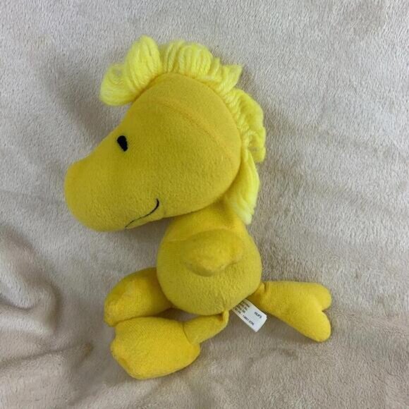 Woodstock Peanuts 9Plush Stuffed Yellow Bird Toy 2010 Snoopy Friend​ - Picture 5 of 7